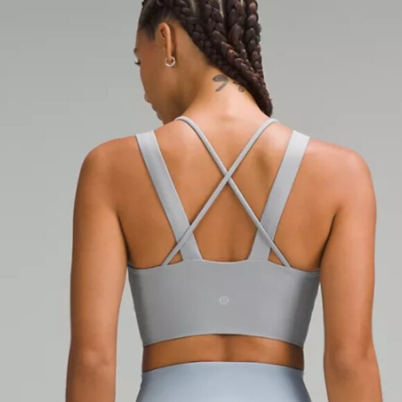 Lululemon Like a Cloud Long-Line Bra in Rhino Grey - 10 D/DD Cup - Picture 3 of 8